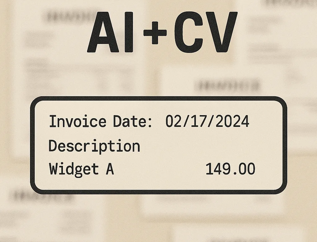 Tesseract based Invoice analysis system